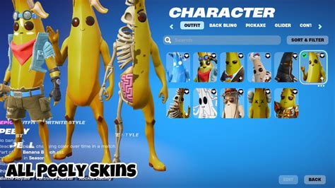 peely variants|Fortnite top 10 Peely skins